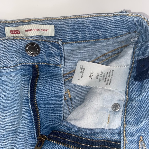 Levi’s girl high rise skirt size 10 regular - Picture 5 of 8